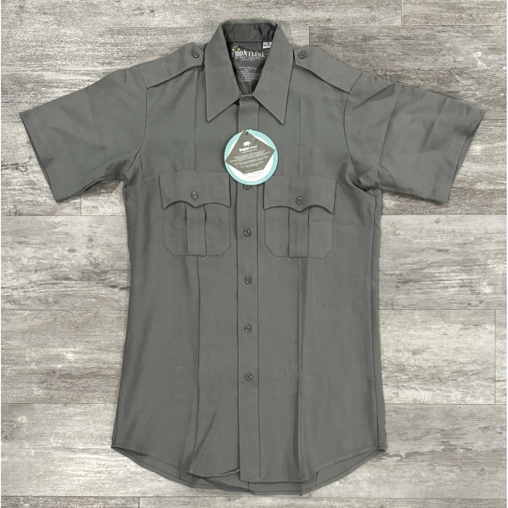 Frontline Tact Squad Call Of Duty Mens Creased Shirt Size Small 14-14 1/2 NEW